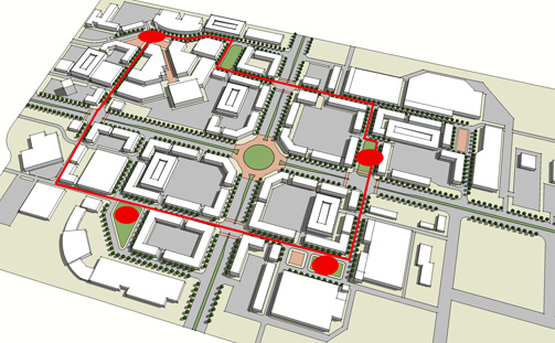 Suburban Arterial Interesection Retrofit